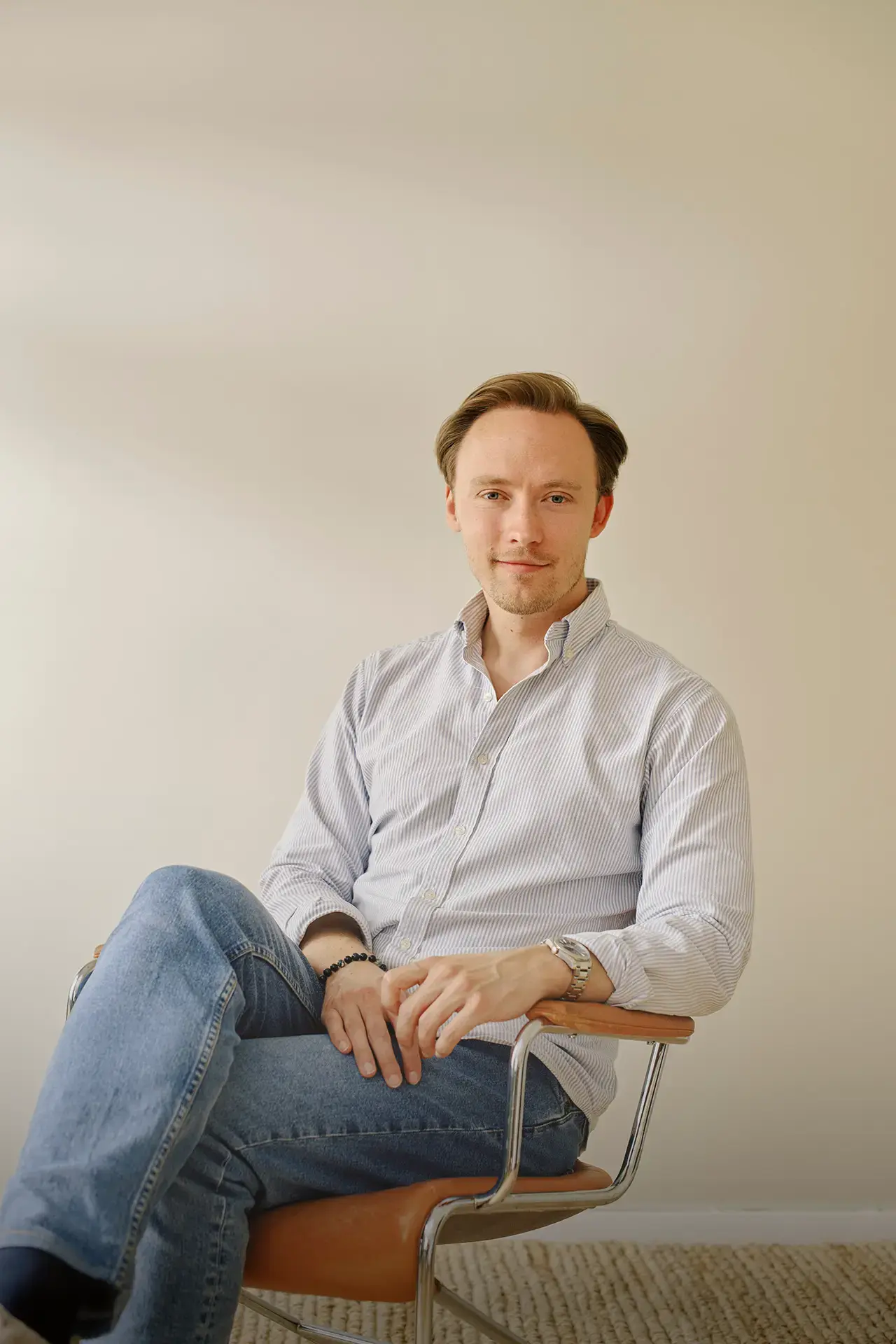 Porträtt av Niklas Gilmert Hansen